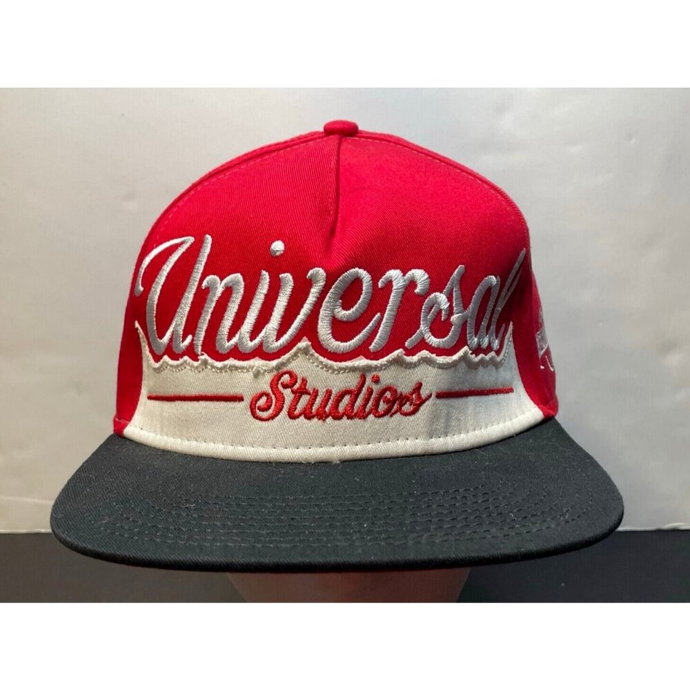 Universal Studios hat cap snap back 7" red white